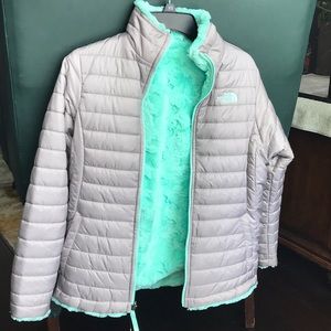 North face reversible jacket